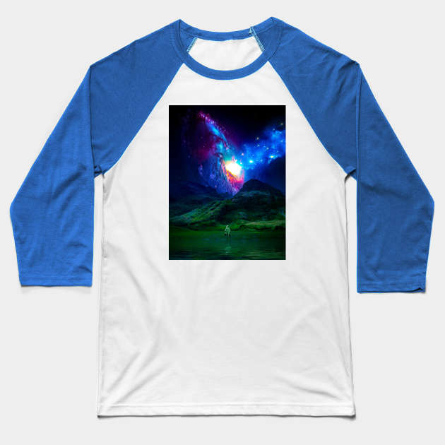 Excursion Baseball T-Shirt by LumiFantasy